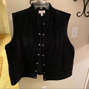 Charter Club Women’s Velvet Vest